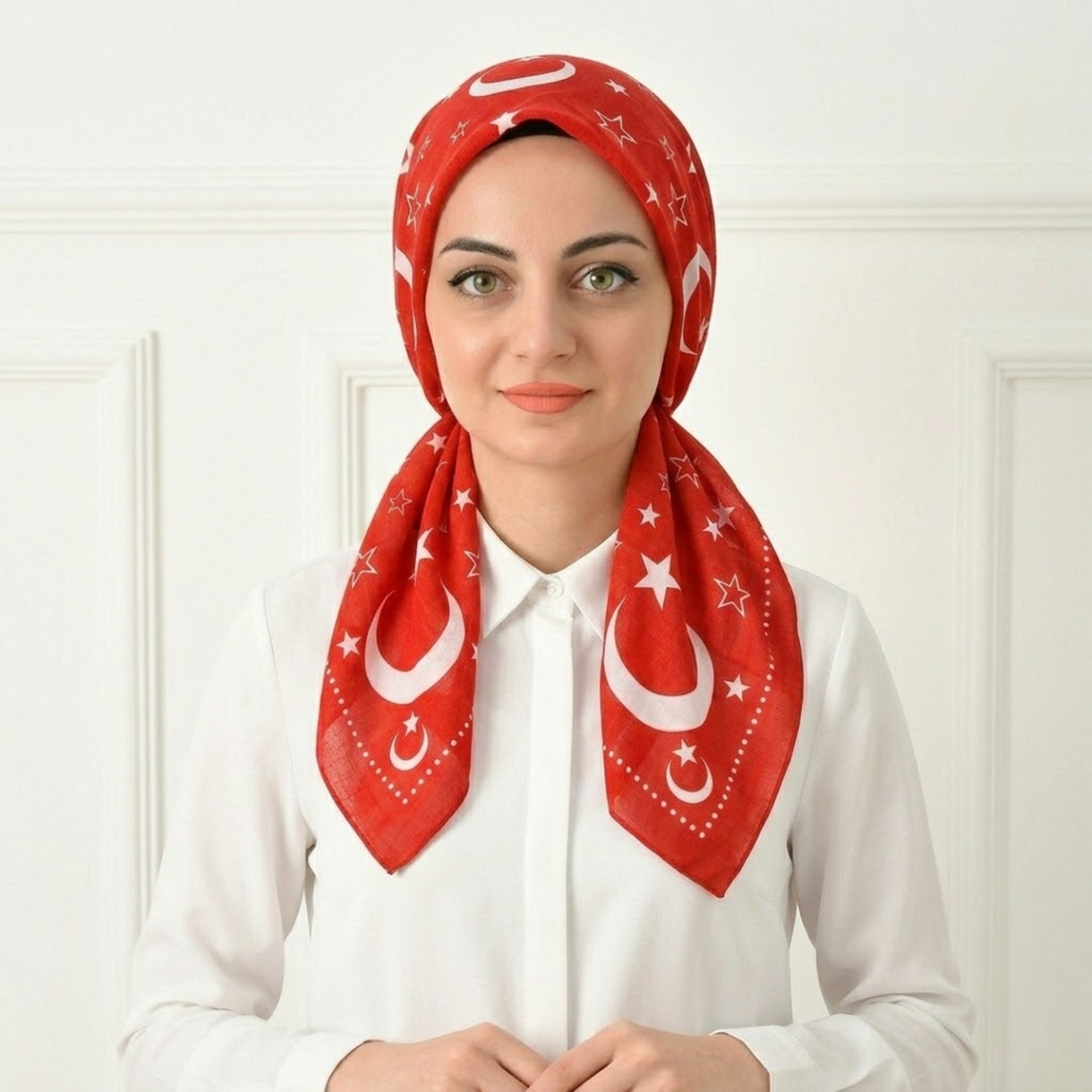 Ay Yıldızlı Kırmızı Yemeni Yazma