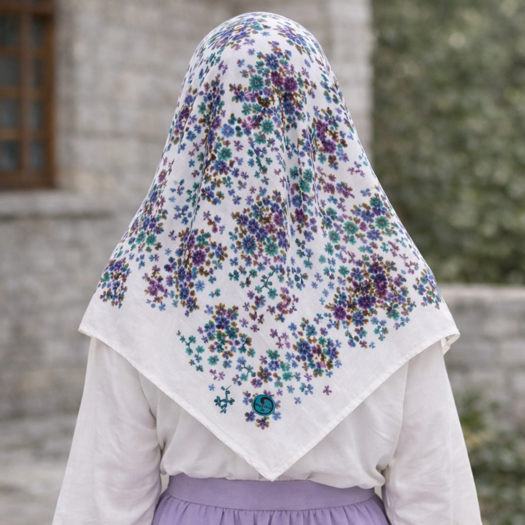 Zarif İpek Oyalık Yazma